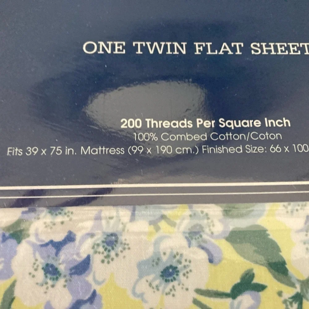 Vtg NEW Sheridan Australia Provincial Twin Flat Sheet New in Package
